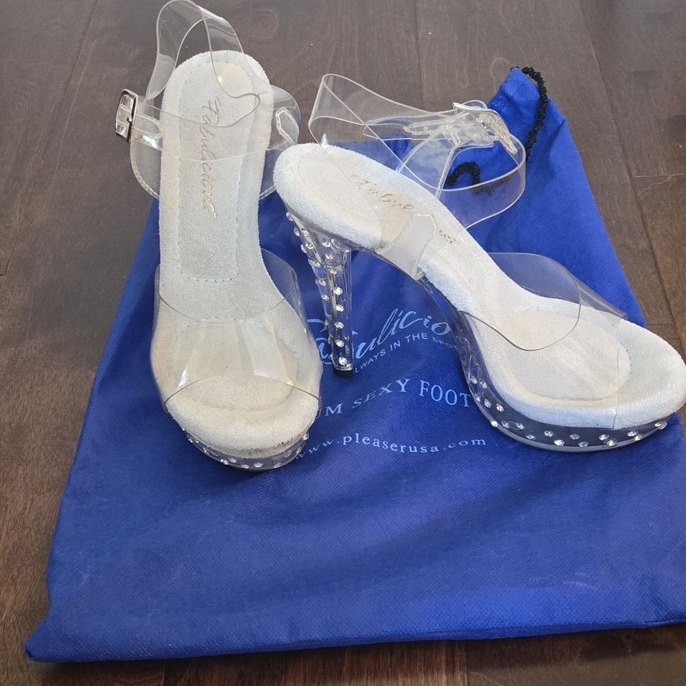 Pleaser Clear Women's Heels